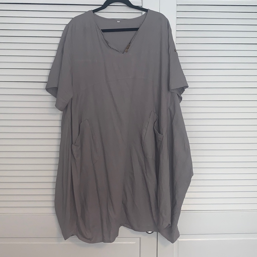 Grey boohoo dress